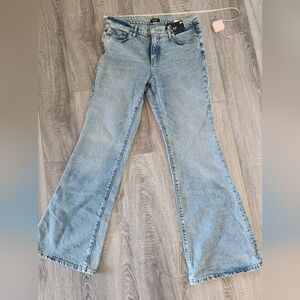 Express Light Blue Flare Jeans